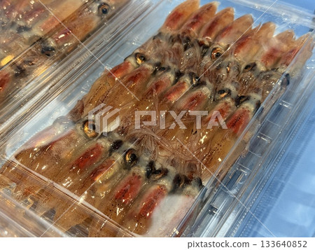 The night view of the firefly squid fishing in Namekawa City, Toyama Prefecture, is famous, and the spectacle of swarms of blue lights has been designated a special natural monument. 133640852