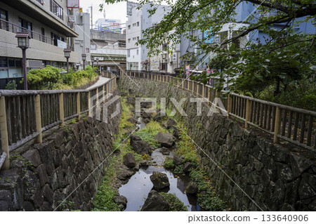 Scenery of Otonashi Water Park in Kita Ward, Tokyo, in front of the north exit of JR Oji Station 133640906