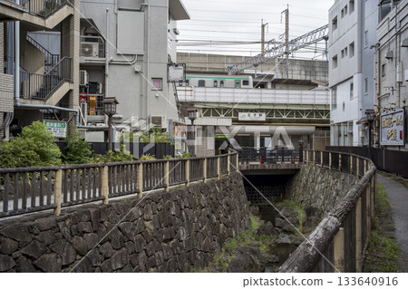 Scenery of Otonashi Water Park in Kita Ward, Tokyo, North Exit of JR Oji Station 133640916