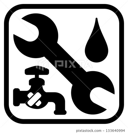 Water maintenance icon Water maintenance icon 133640994