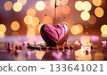 Melting heart-shaped chocolates for Valentine's Day - A luxurious treat for adults 133641021