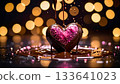 Melting heart-shaped chocolates for Valentine's Day - A luxurious treat for adults 133641023