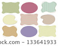 Pastel colored abstract frames set with copy space 133641933