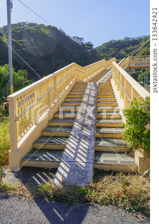 [Katsuura City, Chiba Prefecture] Hamayukigawa Pedestrian Bridge 133642421