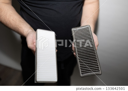 comprehensive demonstration of steps involved in assessing and replacing indoor air filters properly 133642501