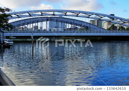 Scenery of Okawa River Park on the Yodo River 133642610