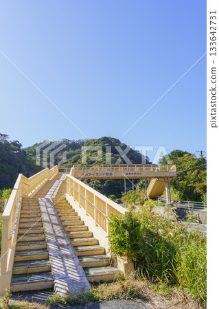 [Katsuura City, Chiba Prefecture] Hamayukigawa Pedestrian Bridge 133642731