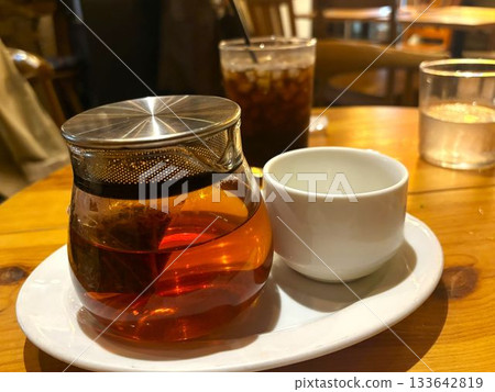 Tea time at a cafe 133642819