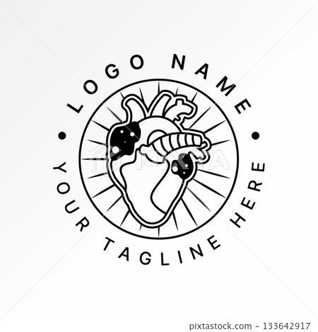 Line art health heart diagnosis organ love pulse vintage premium medical life logo design graphic concept creative premium vector stock image top sell Line art health heart diagnosis organ love pulse vintage premium medical life logo design graphic concept creative premium vector stock image top sell 133642917