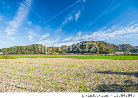 滋賀郡近江八幡市丸山町的鄉村景色 滋賀郡近江八幡市丸山町的鄉村景色 133642946