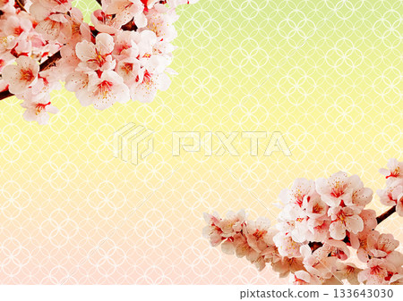 日本圖案背景景泰藍 133643030