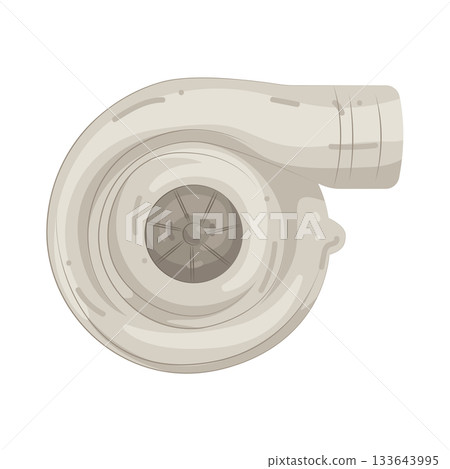 Illustration of turbo Illustration of turbo 133643995