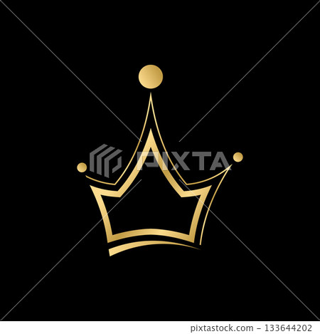 Line art gold crown princess queen majesty royal to business elegant premium logo design graphic concept creative premium vector stock image top sell Line art gold crown princess queen majesty royal to business elegant premium logo design graphic concept creative premium vector stock image top sell 133644202