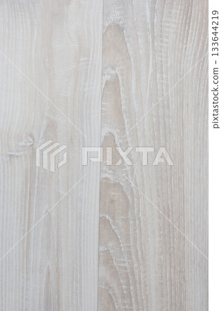 Rustic Whitewashed Wooden Plank Texture 133644219