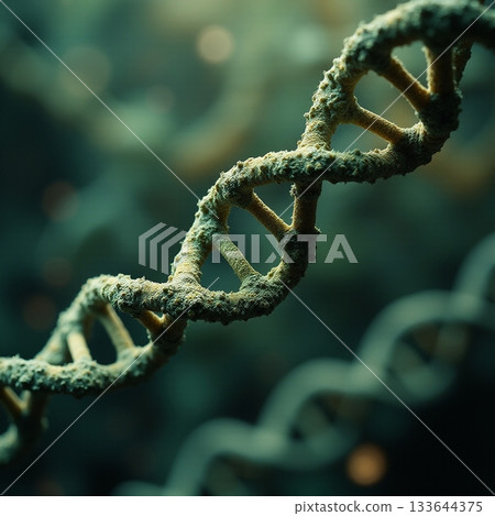 Exploring the intricate structure of DNA strands in nature Generative AI 133644375