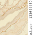 Seamless layered beige onyx texture with fluid wavy bands and delicate metallic gold veins, creating an organic, luxurious, and high-end pattern. Seamless layered beige onyx texture with fluid wavy bands and delicate metallic gold veins, creating an organic, luxurious, and high-end pattern. 133644450