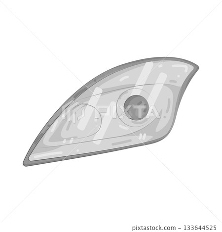 Illustration of car headlight Illustration of car headlight 133644525