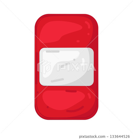 Illustration of car tail light  133644526