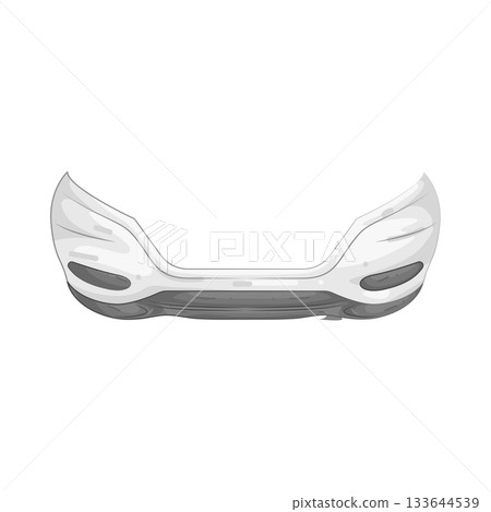 Illustration of car bumper 133644539