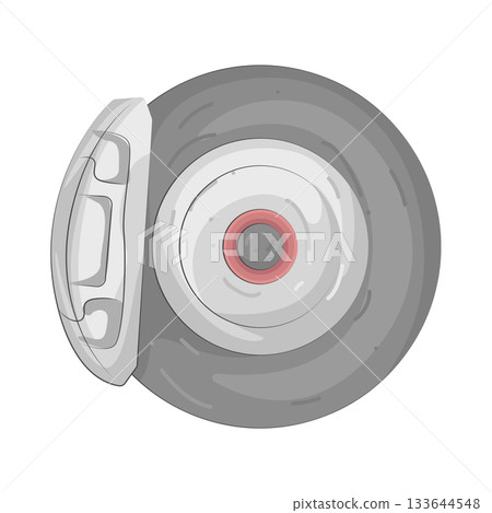Illustration of car brake 133644548