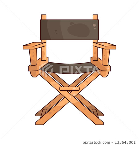 illustration of Director Chair illustration of Director Chair 133645001