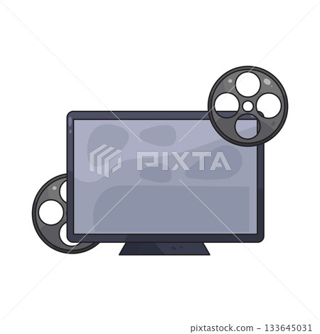 illustration of Television illustration of Television 133645031