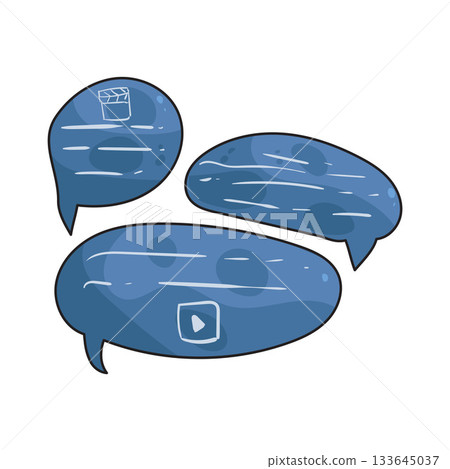 illustration of Dialogue Bubble illustration of Dialogue Bubble 133645037