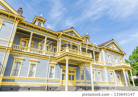 Former Hakodate Ward Public Hall, a popular tourist attraction in Motomachi, Hakodate City, Hokkaido 133645147