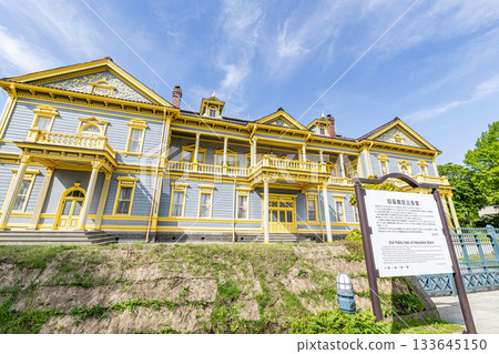 北海道函館市元町原函館區公會堂，是當地熱門旅遊景點。 133645150