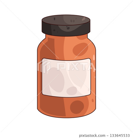 illustration of medicine bottle illustration of medicine bottle 133645533