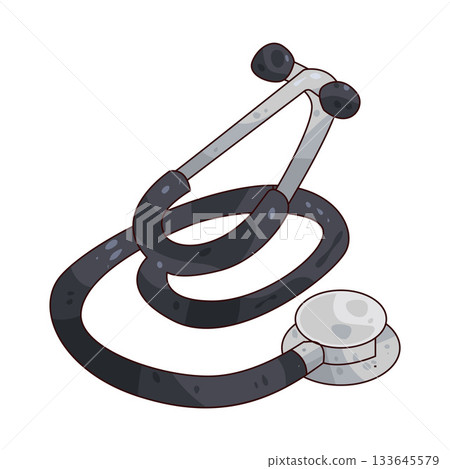 illustration of stethoscope 133645579