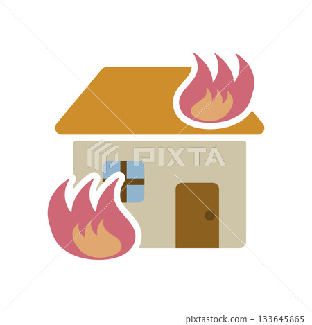 Fire icon illustration Fire icon illustration 133645865