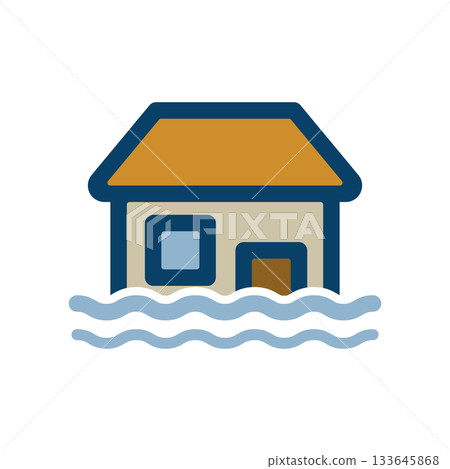 洪水圖像圖示插圖 133645868