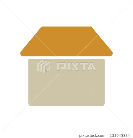 Simple house icon illustration Simple house icon illustration 133645884