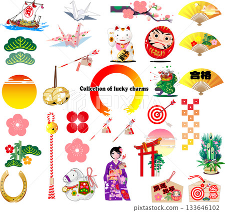 Japanese lucky charm collection-01 Japanese lucky charm collection-01 133646102