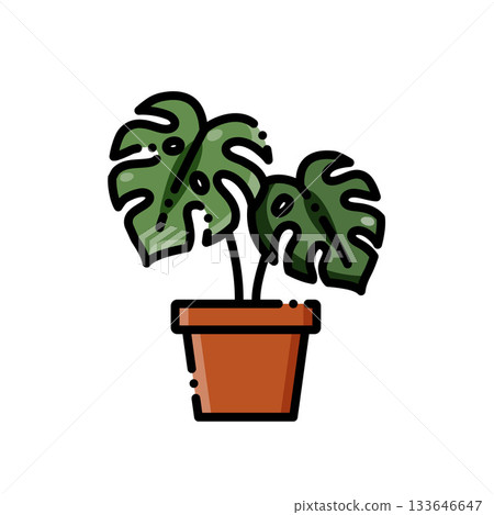 A cute sweet potato bonsai, a flower bonsai with green palm leaves, super healing! Suitable indoor plants, home or green living design A cute sweet potato bonsai, a flower bonsai with green palm leaves, super healing! Suitable indoor plants, home or green living design 133646647