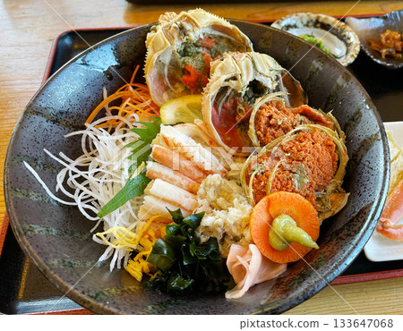 Crab dishes Fresh and delicious snow crab (female Matsuba crab "parent crab") Japan Crab dishes Fresh and delicious snow crab (female Matsuba crab "parent crab") Japan 133647068