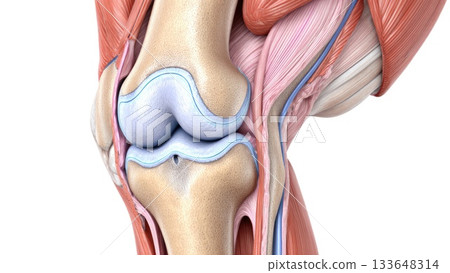 Synovial Joint Anatomy with Tissue Differentiation 133648314