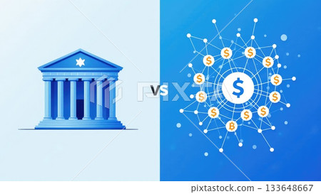 Centralized vs Decentralized Finance Network Comparison Centralized vs Decentralized Finance Network Comparison 133648667