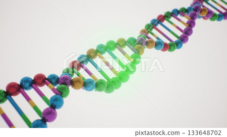 DNA Transcription Process with RNA Polymerase 133648702