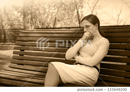 Young girl in the park Young girl in the park 133649200