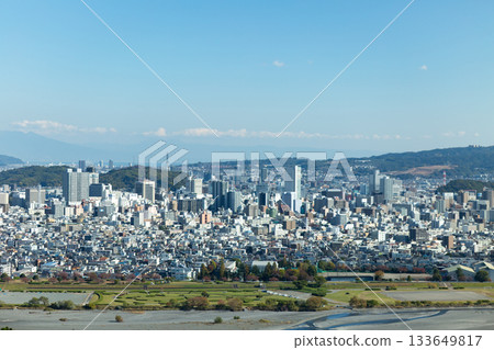 Scenery of central Shizuoka city Scenery of central Shizuoka city 133649817