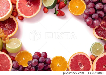 各種水果框架 133649880