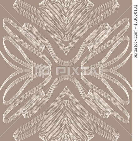 Elegant seamless pattern, repeatable illustration for surface design 133650133