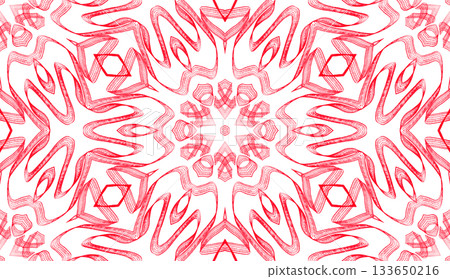 Elegant seamless pattern, repeatable illustration for surface design 133650216