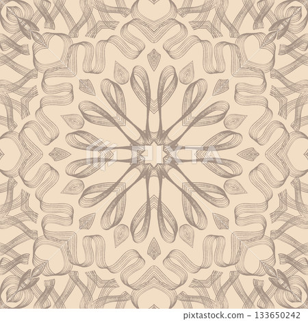 Elegant seamless pattern, repeatable illustration for surface design Elegant seamless pattern, repeatable illustration for surface design 133650242