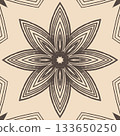 Elegant seamless pattern, repeatable illustration for surface design 133650250