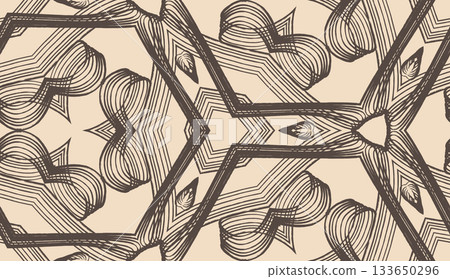 Elegant seamless pattern, repeatable illustration for surface design 133650296