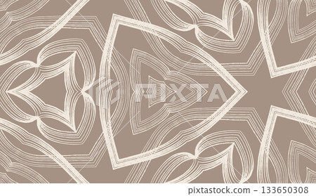 Elegant seamless pattern, repeatable illustration for surface design 133650308