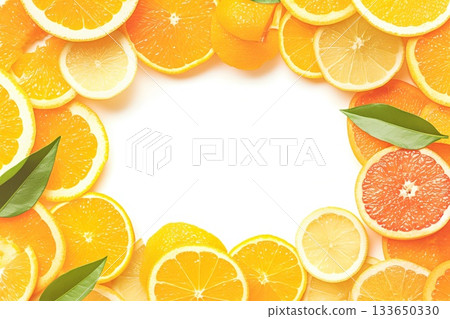 橙色和橙色背景 133650330